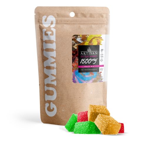 50mg HHC Cube Gummies - Fruity Mix - Artisan - Thumbnail 2