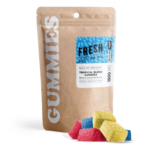 50mg THCP, D8 Gummies - Tropical - Fresh - Thumbnail 3