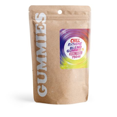 Double Trouble Blend - 25mg Gummies - D8, HHC - Chill Extreme - Thumbnail 2