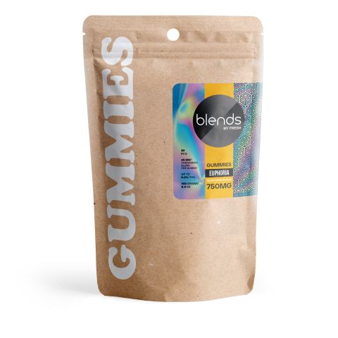 Euphoria Blend - 25mg Gummies - HHC, D9, D8, PHC, CBD, CBG - Blends by Fresh - Thumbnail 2