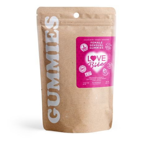 Female Sensual Gummies - Strawberry - Love Bites - Thumbnail 2