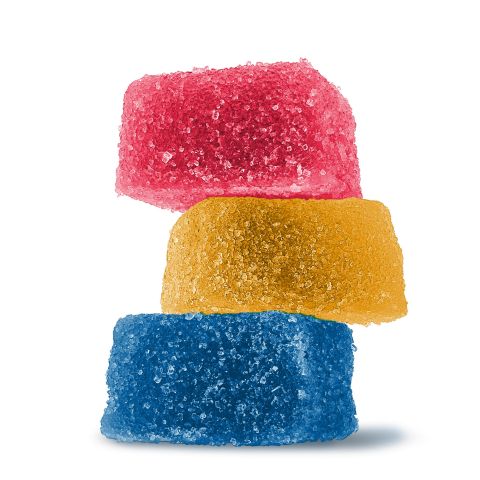 20mg CBD Isolate, D8 Gummies - Delta Force Squares - Chill Plus - Thumbnail 1