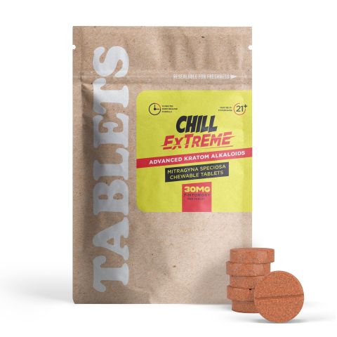 30mg 7-Hydroxy Tablets - Orange - Chill Extreme - Thumbnail 2