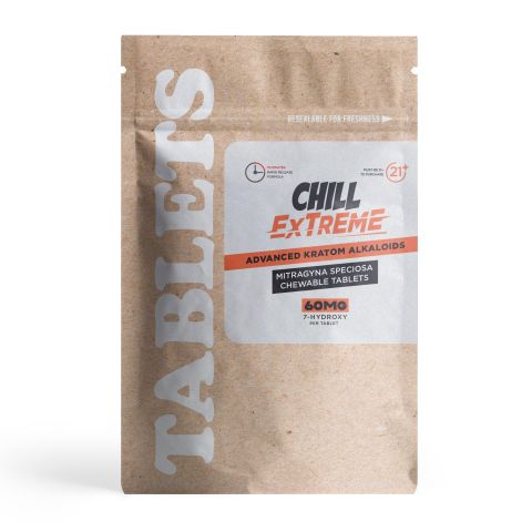 60mg 7-Hydroxy Tablets - Unflavored - Chill Extreme - Thumbnail 3