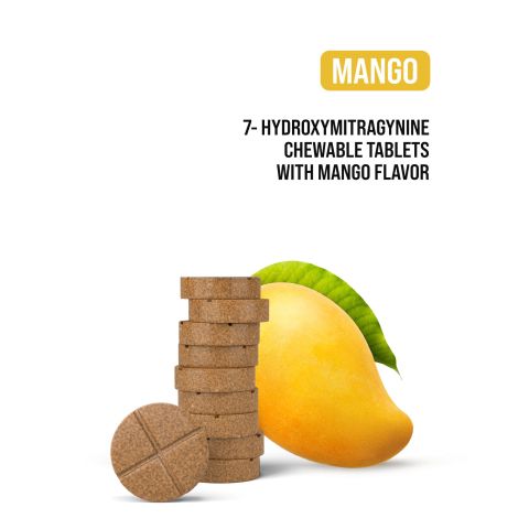 70mg 7-Hydroxy Tablets - Mango - 10pc - 7Dose - Thumbnail 5