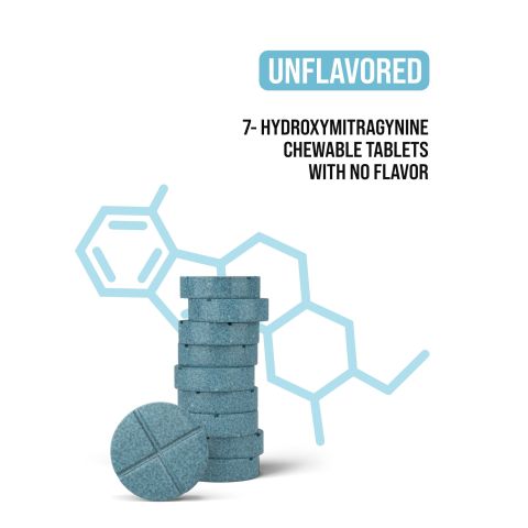 70mg 7-Hydroxy Tablets - Unflavored - 10pc - 7Dose - Thumbnail 5
