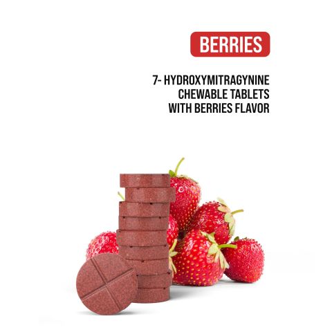 80mg 7-Hydroxy Tablets - Berries - Chill Extreme - Thumbnail 5