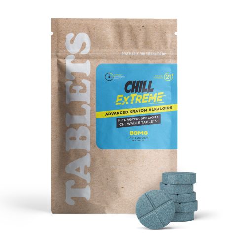 80mg 7-Hydroxy Tablets - Unflavored - Chill Extreme - Thumbnail 2