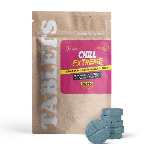 90mg 7-Hydroxy Tablets - Unflavored - Chill Extreme - Thumbnail 2