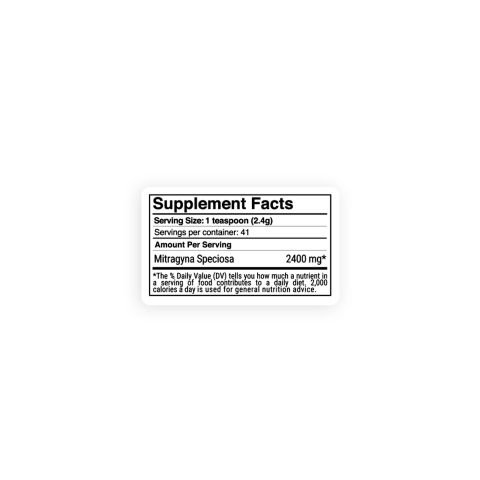 100g Kratom Powder - White Maeng Da - Chill Plus - Thumbnail 8