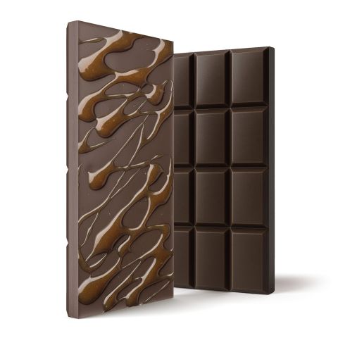 600mg Dark Chocolate & Caramel Bar – Delta 8 – Chill Plus - Thumbnail 1