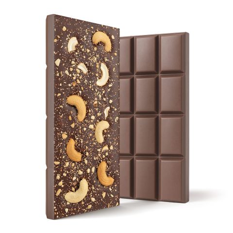 600mg Milk Chocolate & Cashew Bar – Delta 8 – Chill Plus - Thumbnail 1
