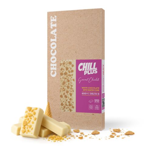600mg White Chocolate Bar – Delta 8 – Chill Plus - Thumbnail 2
