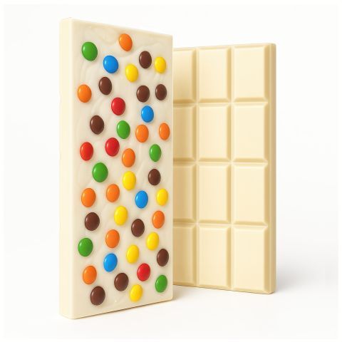 600mg White Chocolate & Candies Bar – Delta 8 – Chill Plus - Thumbnail 1
