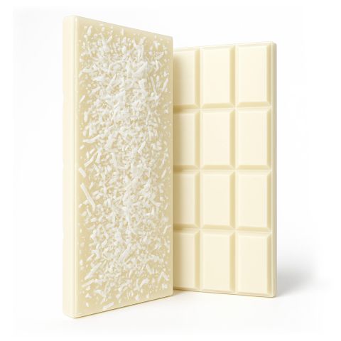 600mg White Chocolate & Coconut Flakes Bar – Delta 8 – Chill Plus - Thumbnail 1