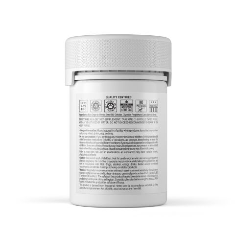 60mg CBD, THCV, CBDV Capsules - 60ct - Canna Slim - Thumbnail 4