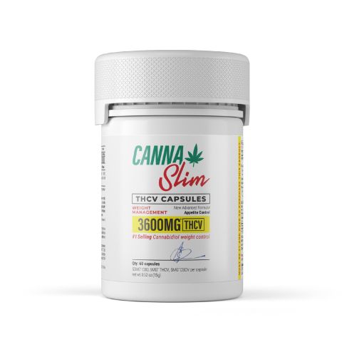 60mg CBD, THCV, CBDV Capsules - 60ct - Canna Slim - Thumbnail 2