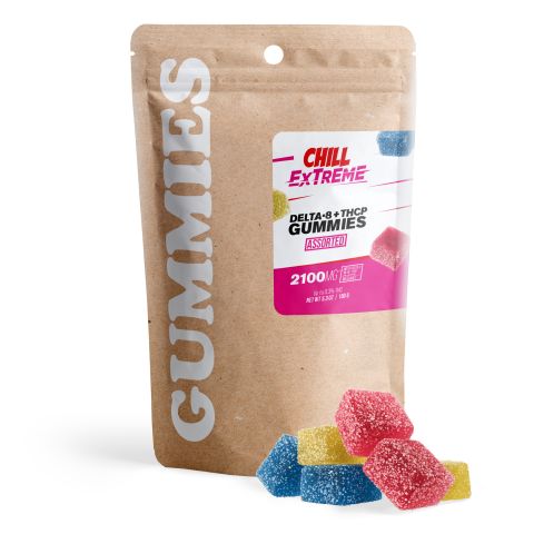 70mg D8 & THCP Gummies – Mixed Fruits – Chill Extreme - Thumbnail 3