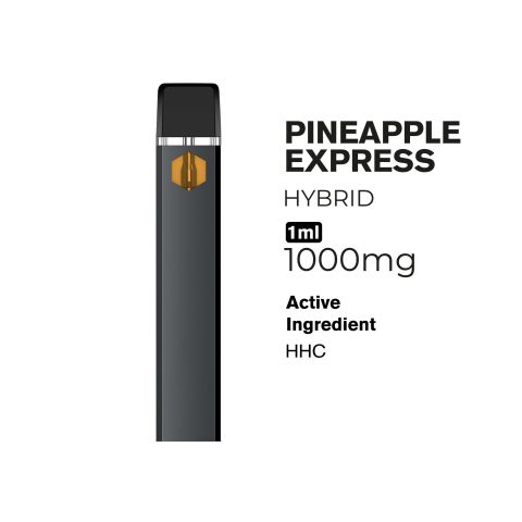 1000mg HHC Vape Pen - Pineapple Express - Hybrid - 1ml - Artisan - Thumbnail 2