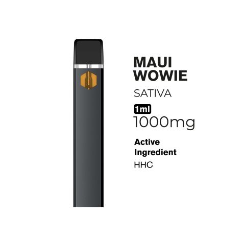 1000mg HHC Vape Pen - Maui Wowie - Sativa - 1ml - Artisan - Thumbnail 2