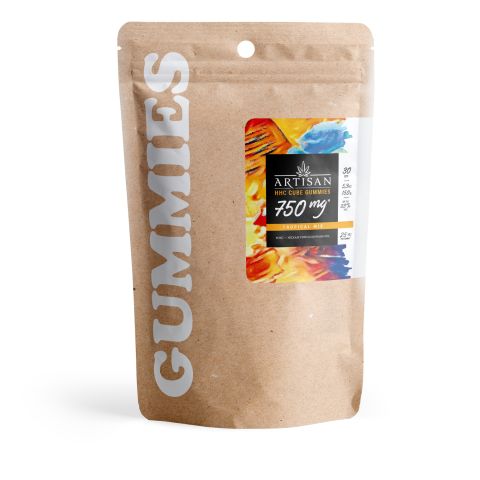 25mg HHC Cube Gummies - Tropical Mix - Artisan - Thumbnail 3