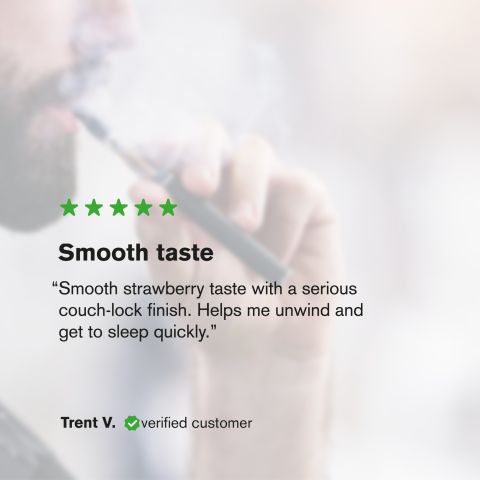 2000mg D10, D8 Vape Pen - Strawberry Napalm - Indica - 2ml - Hyper - Thumbnail 7