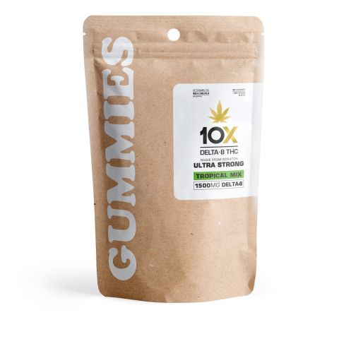 50mg Delta 8 Gummies - Tropical Mix - 10X - Thumbnail 3