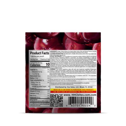 25mg HHC Gummy - Cherry - Bites - Thumbnail 3