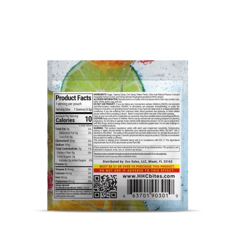 1,500mg HHC Gummies - Fruit Punch - Bites - Thumbnail 3