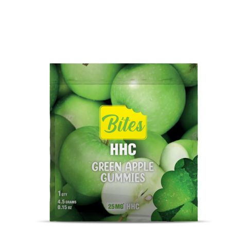 25mg HHC Gummies - Green Apple - Bites - Thumbnail 2