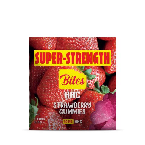 50mg HHC Gummies - Strawberry - Bites - Thumbnail 2