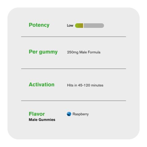 250mg Male Enhancement Gummies - Herbal Blend - Better Sex - Thumbnail 5