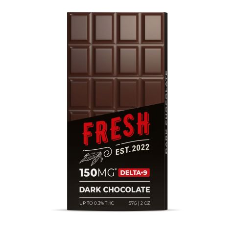 150mg Dark Chocolate Bar – Delta 9 – Fresh - Thumbnail 2