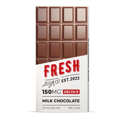 150mg Milk Chocolate Bar – Delta 9 – Fresh - Thumbnail 2