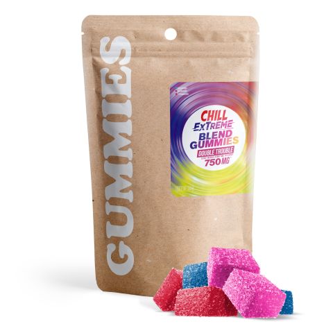 Double Trouble Blend - 25mg Gummies - D8, HHC - Chill Extreme - Thumbnail 2