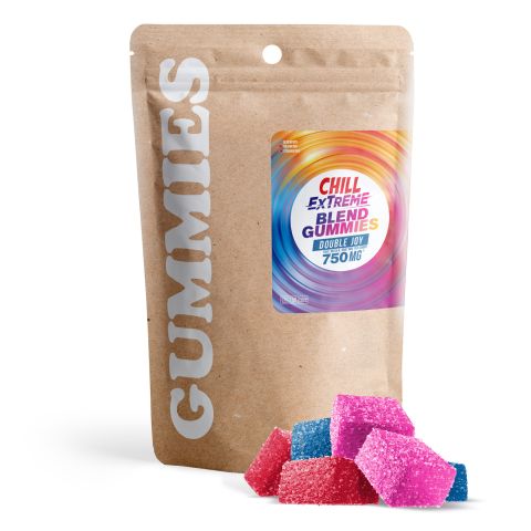 Double Joy Blend - 25mg Gummies - D9, HHC - Chill Extreme - Thumbnail 2