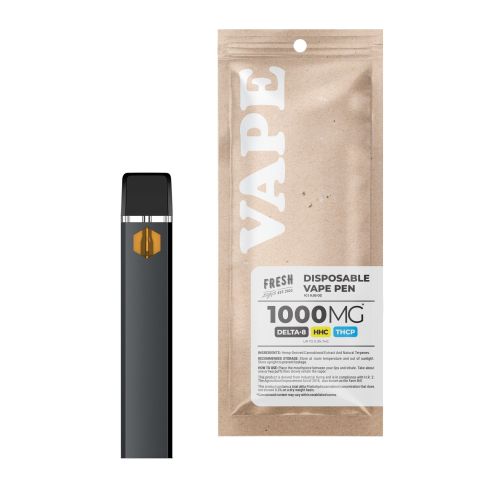1000mg THCP, D8, HHC Vape Pen - Orange Cookies - Hybrid - 1ml - Fresh - Thumbnail 1