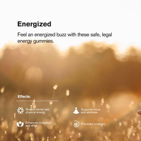150mg Energy Boost Supplement - Original - Energy Gummies - Thumbnail 6