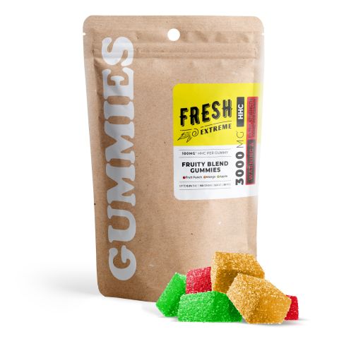 100mg HHC Gummies - Fruity Blend - Fresh - Thumbnail 2