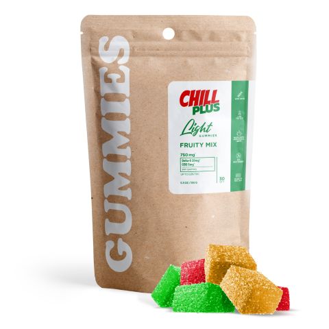 25mg CBD, D8 Gummies - Fruity Mix - Chill Plus - Thumbnail 2