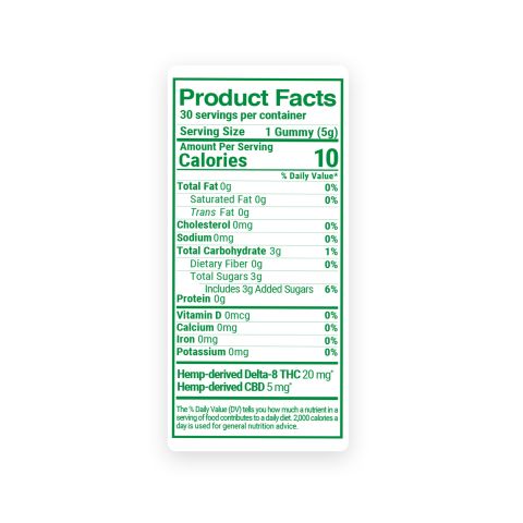 25mg CBD, D8 Gummies - Fruity Mix - Chill Plus - Thumbnail 9