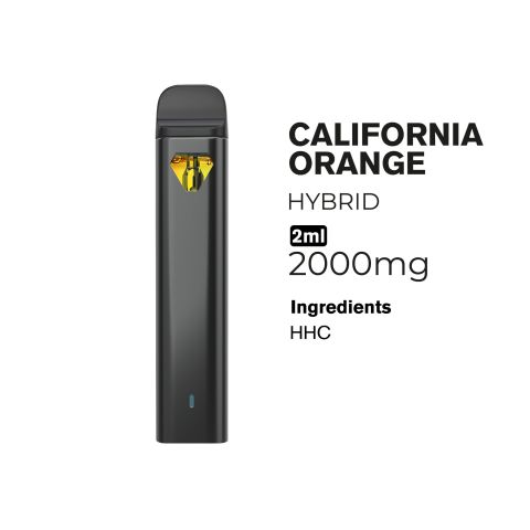 2000mg HHC Vape Pen - California Orange - Hybrid - 2ml - Fresh - Thumbnail 2
