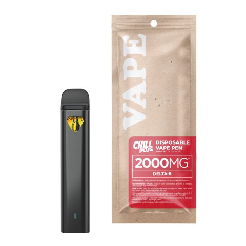 2000mg D8 Vape Pen - Golden Goat - Hybrid - 2ml - Chill Plus - Thumbnail 1