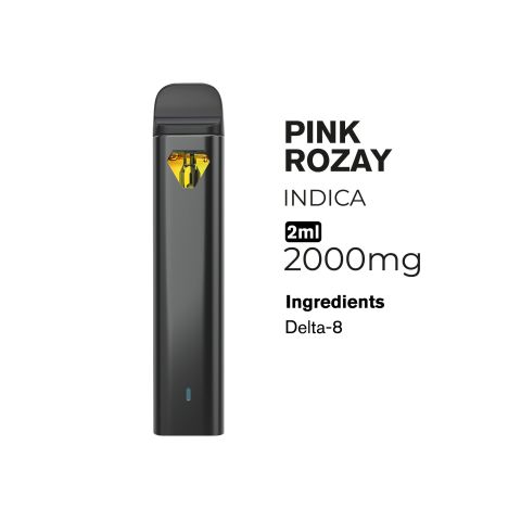 2000mg D8 Vape Pen - Pink Rozay - Indica - 2ml - Chill Plus - Thumbnail 2