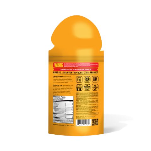 200mg D8, D9, THCP, Mushroom Blend Gummies - Trippy Hippy - Fantasy - Thumbnail 3