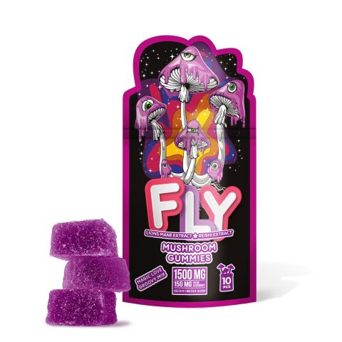 150mg D8, D9, Lion's Mane, Reishi Gummies - Magic Love Groovy Mix - Fly - Thumbnail 2