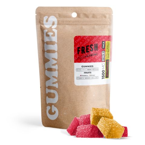 150mg D8 & THCA Gummies - Fruits - Fresh - Thumbnail 2