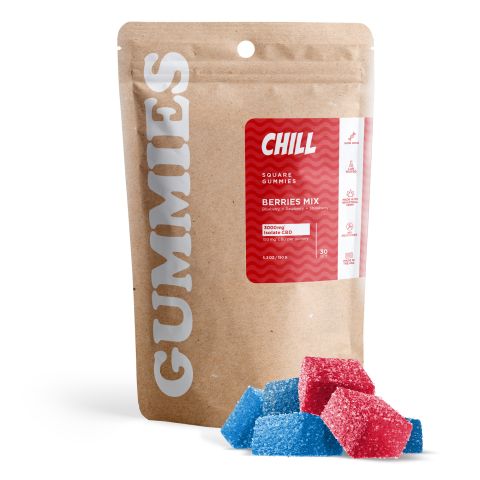100mg CBD Isolate Gummies - Berries Mix - Chill - Thumbnail 2