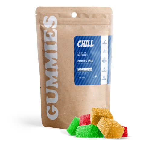 50mg CBD & Full Spectrum CBD Gummies - Fruity Mix - Chill - Thumbnail 2