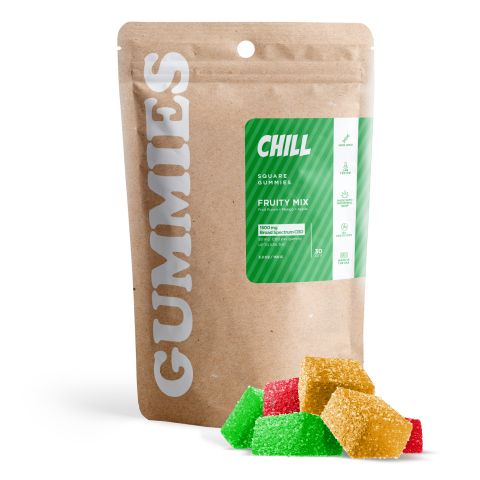 50mg Broad Spectrum CBD Gummies - Fruity Mix - Chill - Thumbnail 2
